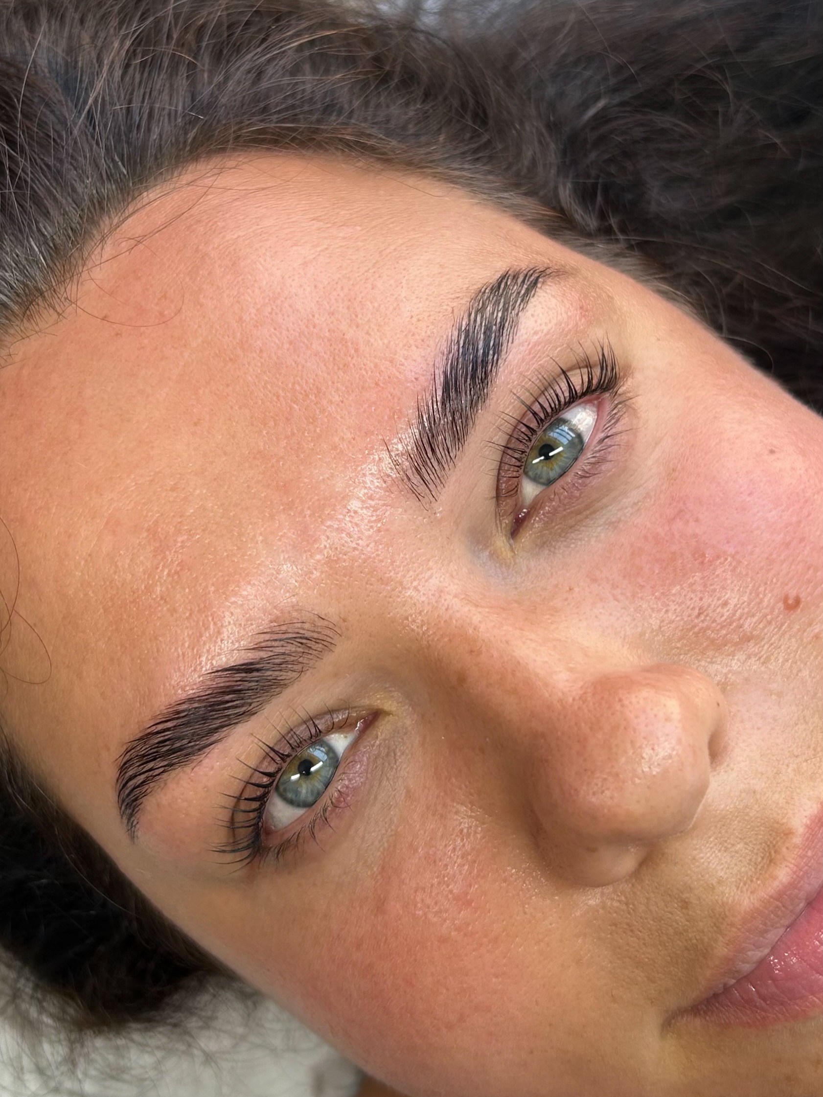 Brow wax and tint result by ZLD Beauty